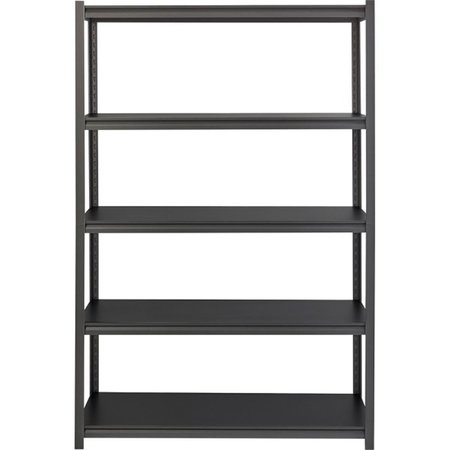 LORELL 3200 lbs Riveted Steel ShelvingBlack 48 x 24 x 72 in. LLR59703